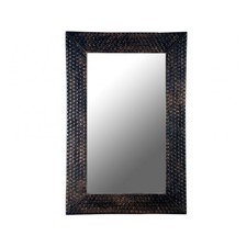 Copper Antique Studs Wall Mirror