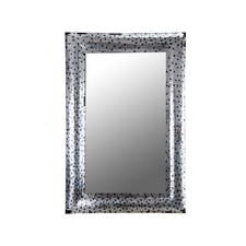 Silver Antique Mosaic Wall Mirror