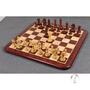 3.9" Bridle Staunton Luxury Chess Pieces Only set - Bud Rosewood &amp; Boxwood