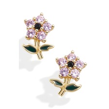 BAUBLEBAR Lilac 18K Gold Vermeil Stud Earrings, Main, color, PURPLE