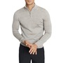 REISS Blackhall Wool Quarter Zip Sweater, Main, color, SOFT GREY MOULI