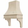 Curved Hood With Corbels