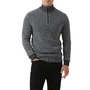 RODD &amp; GUNN Morven Ferry Quarter Zip Wool Blend Sweater, Main, color, OCEAN