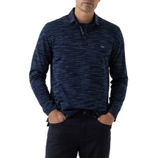 RODD &amp; GUNN Bennetts Long Sleeve Cotton Polo Shirt, Main, color, NAVY