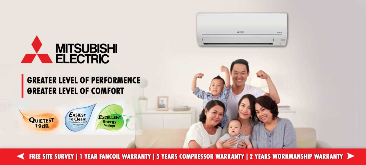 mitsubishi aircon installation