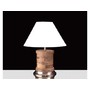 Cylindrical Shaped Wooden Table Lamp