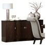 Homelegance Savion Server in Espresso 5494-40