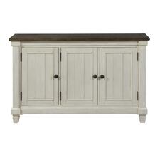Homelegance Granby Server in White &amp; Brown 5627NW-40