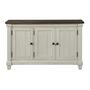 Homelegance Granby Server in White &amp; Brown 5627NW-40