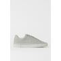Faux Leather Sneakers - Light gray - Men 