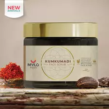 Buy Kumkumadi Brightening Ayurvedic Face Scrub - Mylo