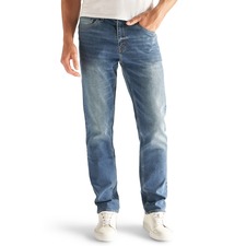 DEVIL-DOG DUNGAREES Slim-Straight Fit Performance Stretch Jeans, Main, color, ASH