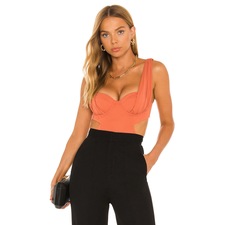 NBD Nicolina Bodysuit in Copper | REVOLVE