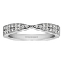 Curved Wedding Bands, Contour Diamond Matching Rings Online
