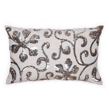 Beaded and Sequined cushion cover