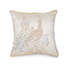 Applique Zari Embroidered Ornamental Cushion Cover