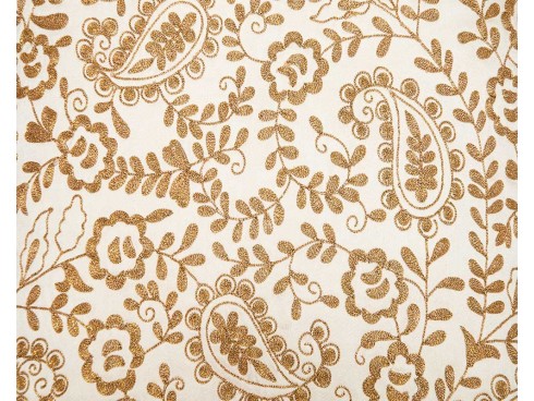 Cream / Gold Dori Embroider...