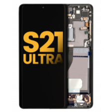 OLED Assembly With Frame For Samsung Galaxy S21 Ultra 5G (Premium) (Phantom Black)