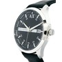 Armani Exchange Black Leather Strap Watch AX2101