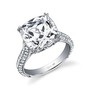 Cushion Cut Solitaire Engagement Rings