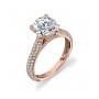 Pave Diamond Engagement Ring