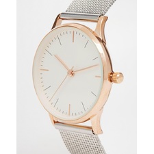  ASOS Mixed Metal Mesh Watch