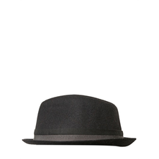 DOLCE & GABBANA - TONE ON TONE HERRINGBONE WOOL TRILBY - LUISAVIAROMA - LUXURY SHOPPING WORLDWIDE SHIPPING - FLORENCE