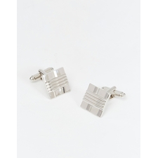 ASOS Cufflinks With Stripe In Silver