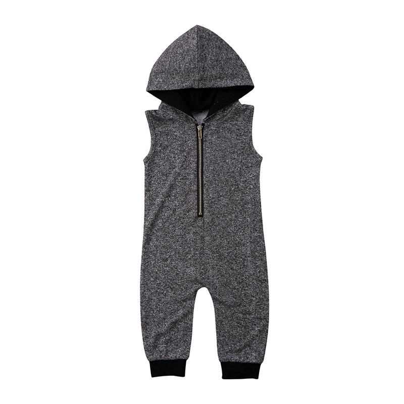 Baby Boy Hooded Sleeveless ...