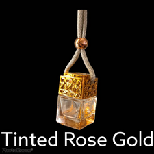 Elegant Rose Gold Tinted Car Air Fresheners.