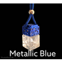 Elegant Metallic Blue Car Air Fresheners.