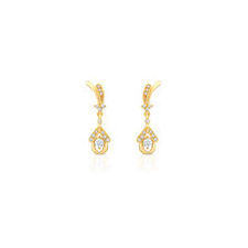 Oviya Gold Plated Night Beauty Earrings With Crystal For Women - ER2193076G