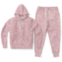 Powder Pink Knit Jogger Set