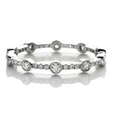 Unique Stackable Mini Diamond Bands