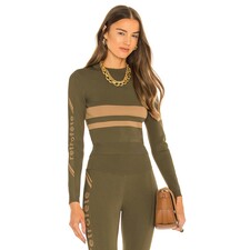 retrofete Portia Sweater in Army Green | REVOLVE