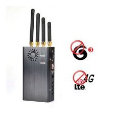 Portable 4G Lte 3G Cell Phone Jammer with Cooling Fan