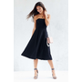 Silence Noise Strapless Ponte Midi Dress 