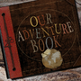 Up Adventure Book Photo Album, Scrapbook, Personalized Guest Book