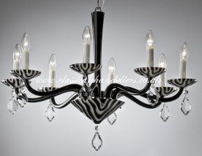 Black and White Chandelier ...