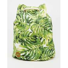 Mi-Pac Drawstring Backpack in Fern Leaf Print
