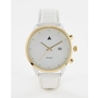 ASOS Watch In White And Gold With Date Window