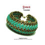 Tutorial Snake Bracelet - beading pattern