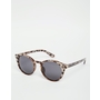 ASOS Round Sunglasses In Milky Tort