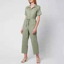 Women's Tie Detail Jumpsuit - Sage