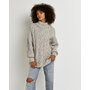 Grey chunky cable knit jumper