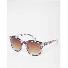 AJ Morgan Floral Print Sunglasses