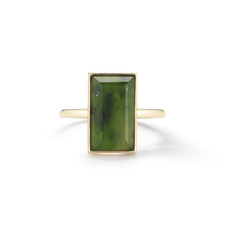 Bago Diamond Jade Princess Ring