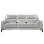 Homelegance Furniture Mischa Sofa in Silver Gray 9514SVE-3