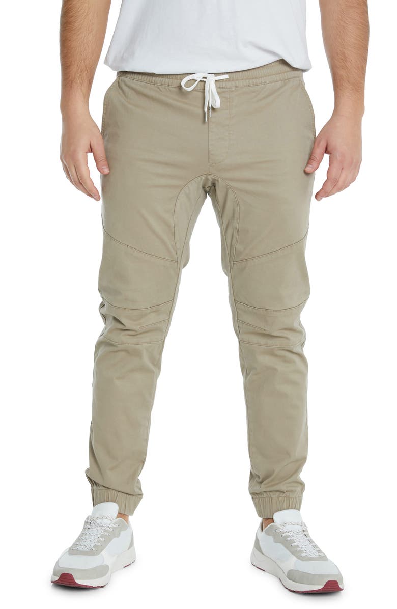 JOHNNY BIGG Hastings Stretch Cotton Joggers, Main, color, SAND