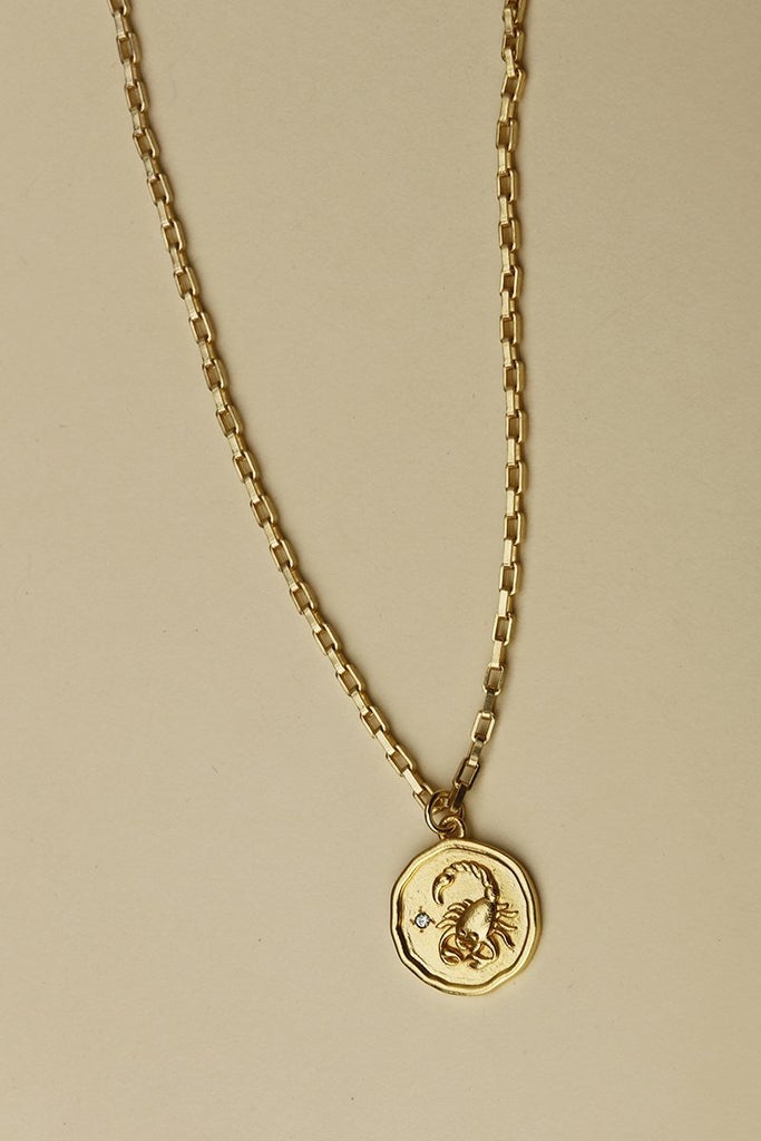 Scorpio Zodiac Pendant - St...